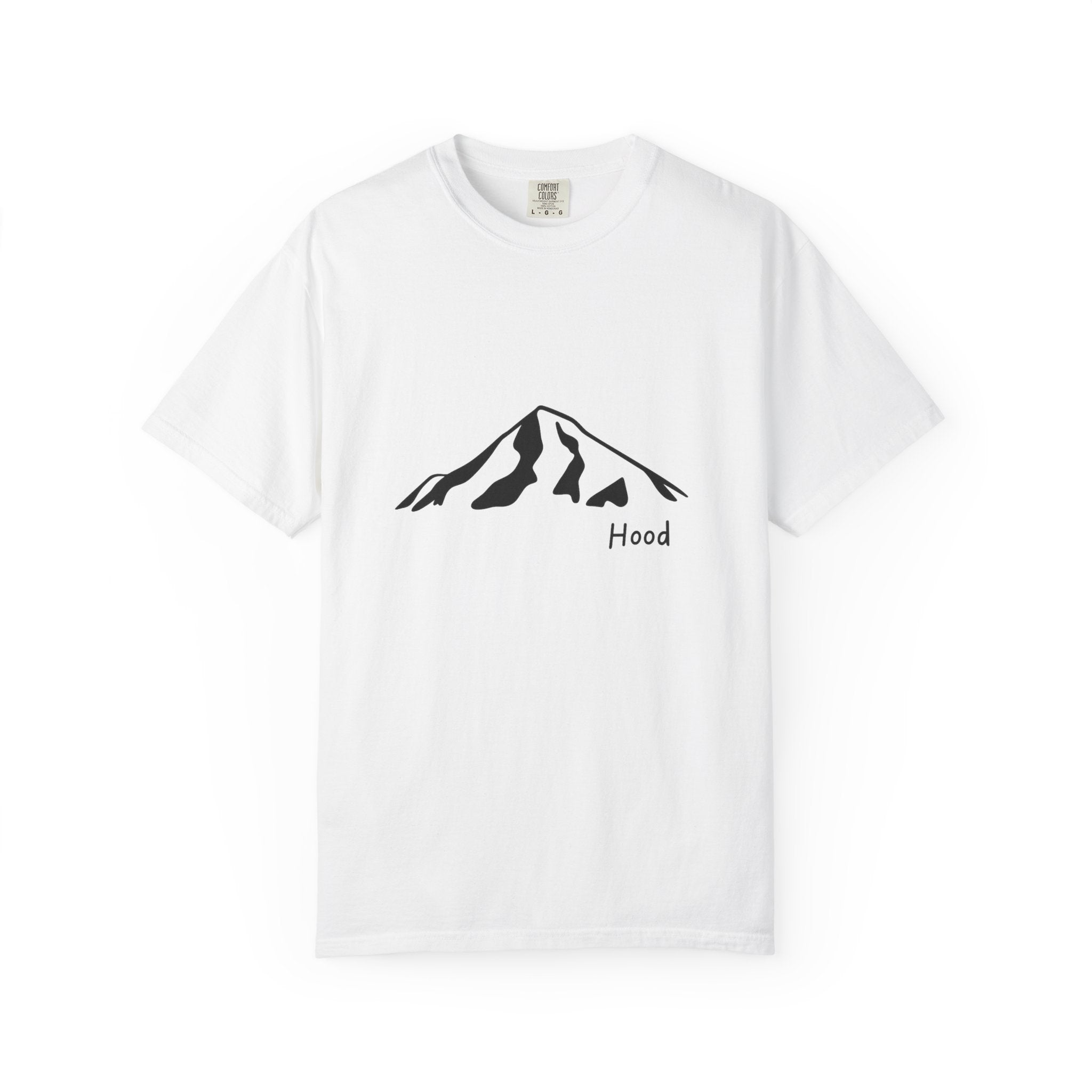 Mount Hood Cascade Mountains T-Shirt - Clean Line Mountain Graphic