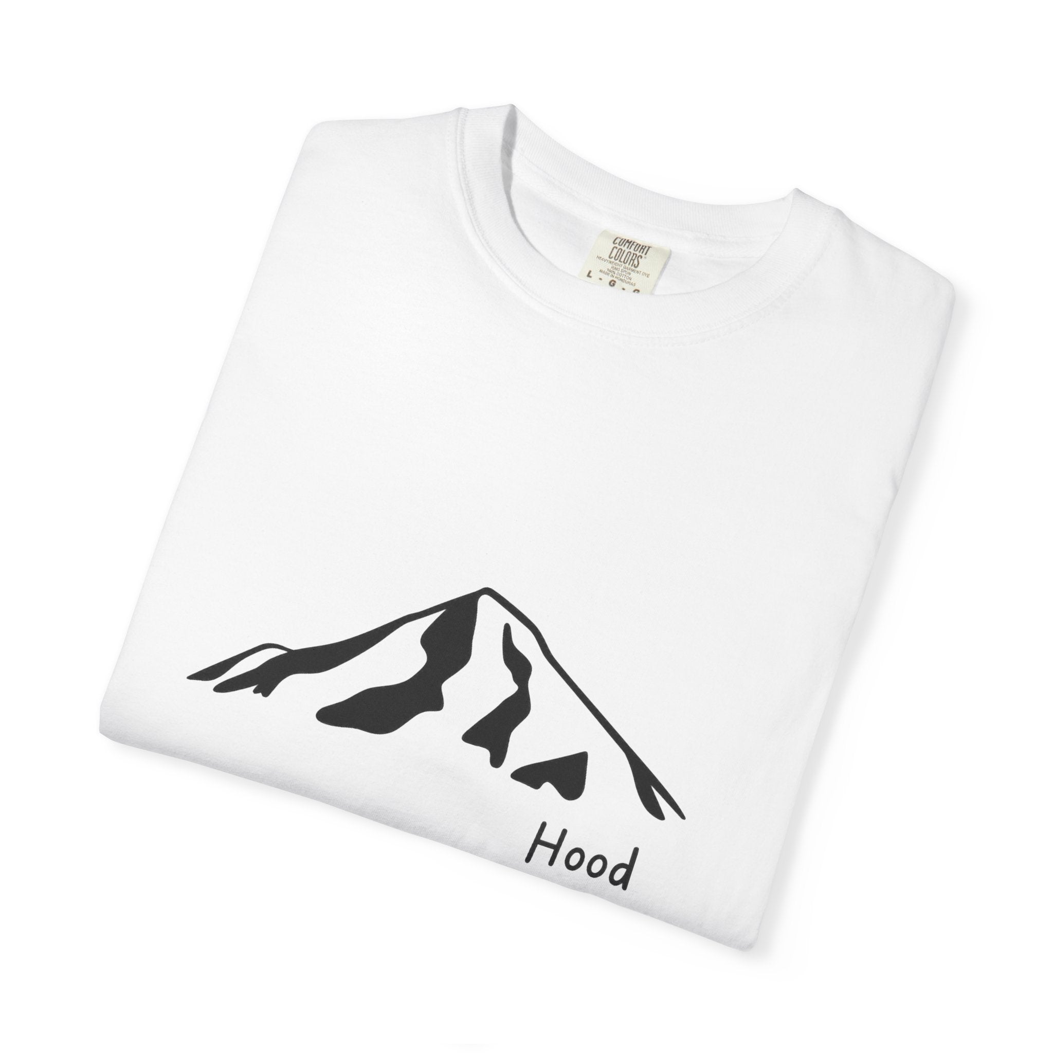 Mount Hood Cascade Mountains T-Shirt - Clean Line Mountain Graphic