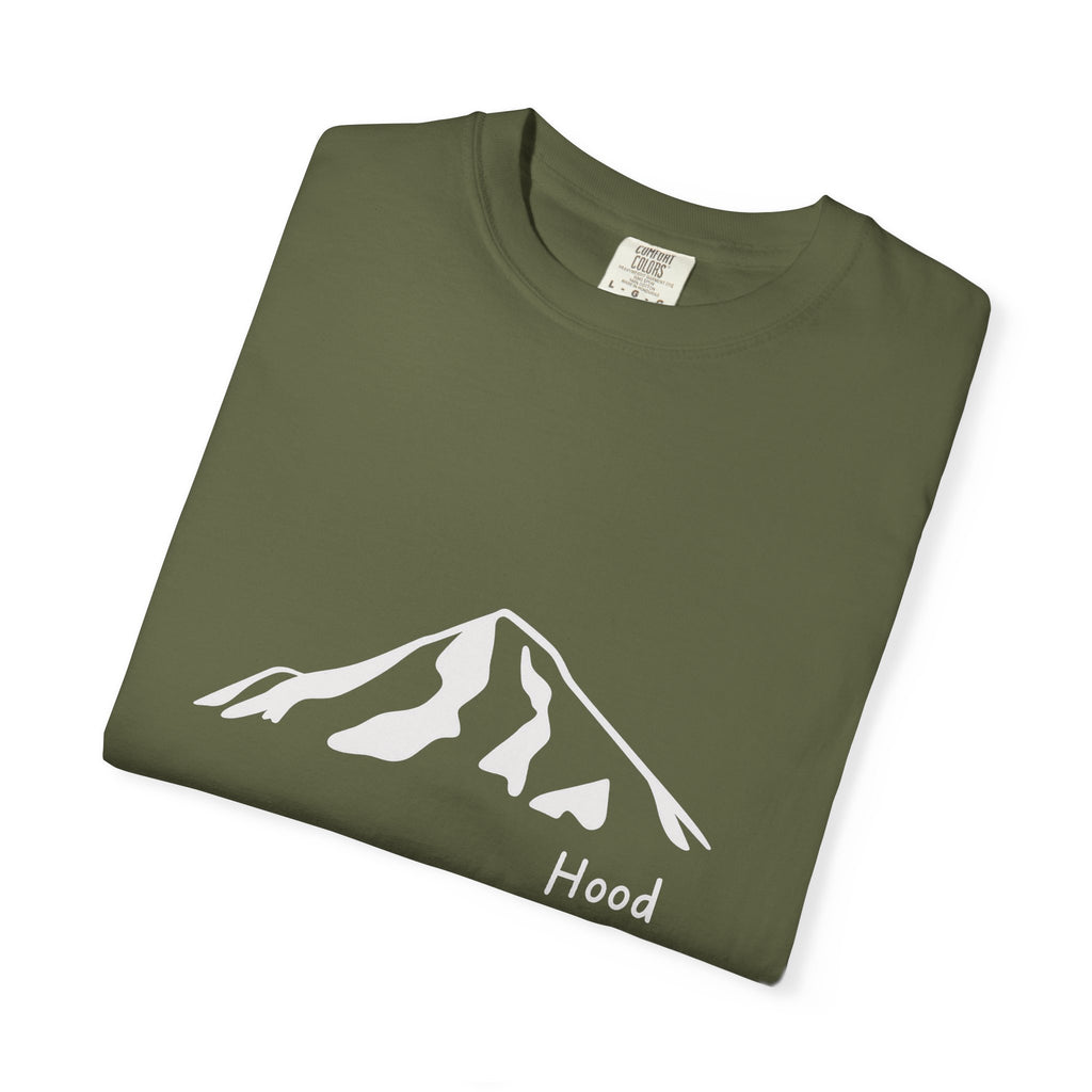 Mount Hood Cascade Mountains T-Shirt - Clean Line Mountain Graphic
