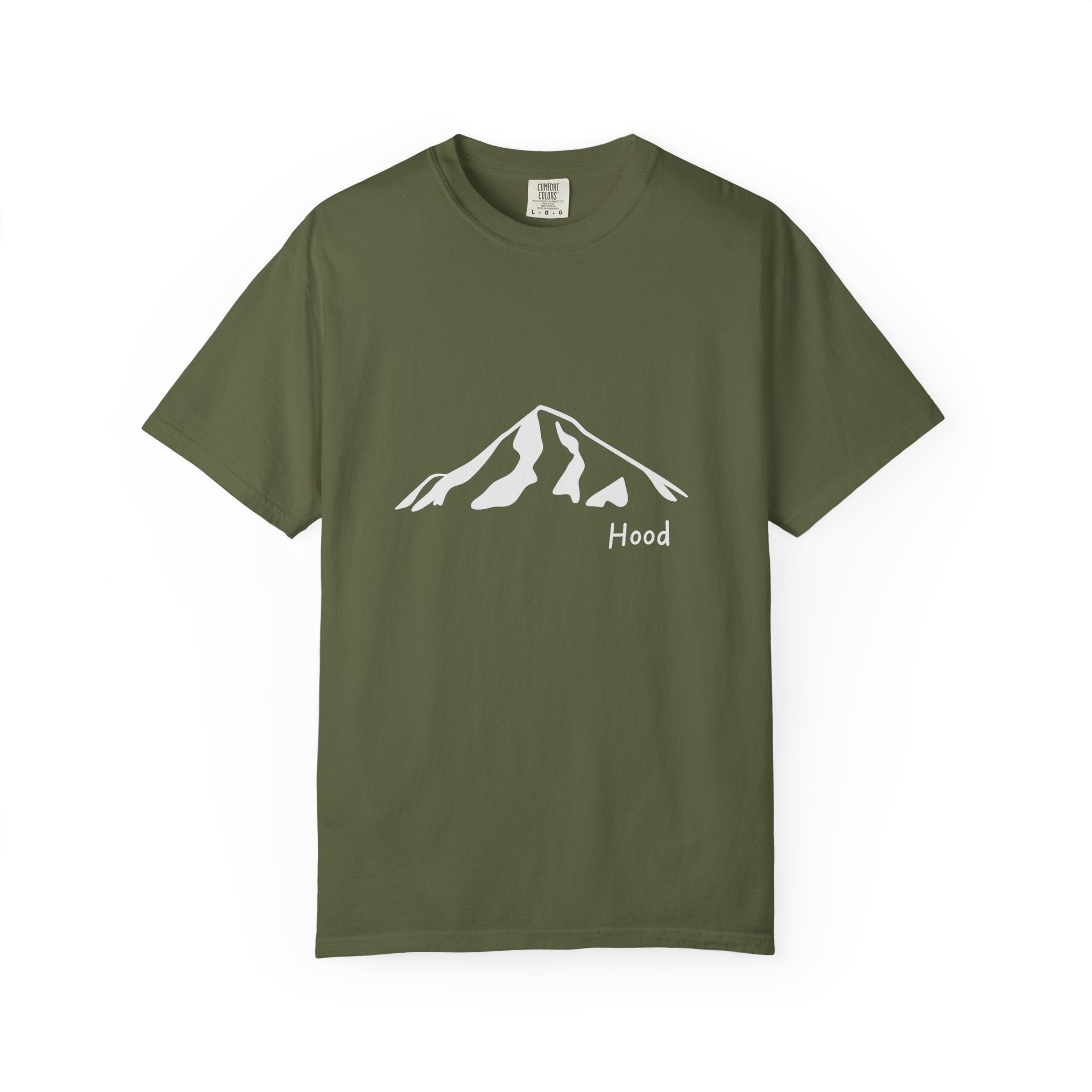 Mount Hood Cascade Mountains T-Shirt - Clean Line Mountain Graphic